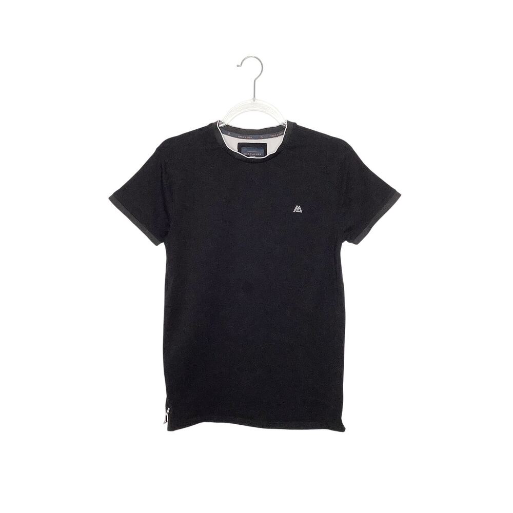 Marc Asher Black Crew Neck Short Sleeve Tee Small